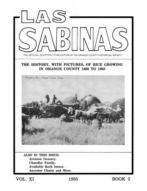 Primary view of object titled 'Las Sabinas, Volume 11, Number 2, April 1985'.