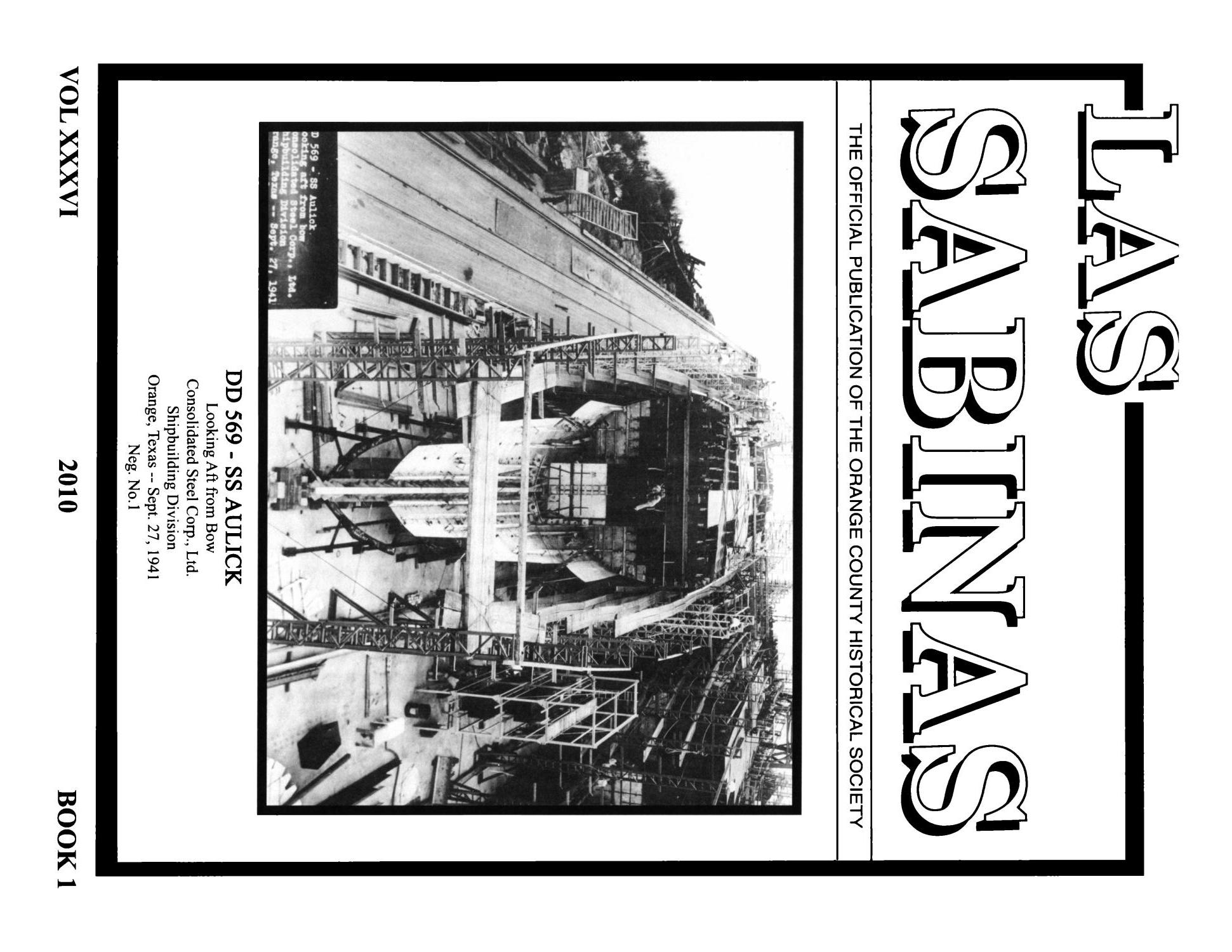 Las Sabinas, Volume 36, Number 1, 2010
                                                
                                                    Front Cover
                                                