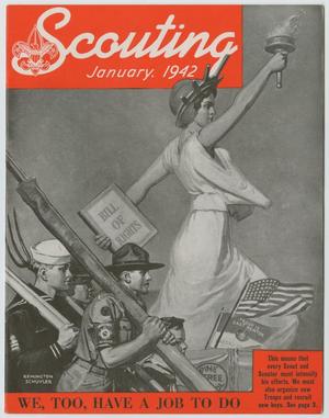 Primary view of object titled 'Scouting, Volume 30, Number 1, January 1942'.