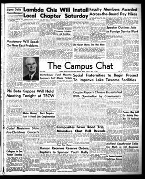 Primary view of object titled 'The Campus Chat (Denton, Tex.), Vol. 36, No. 19, Ed. 1 Friday, December 5, 1952'.