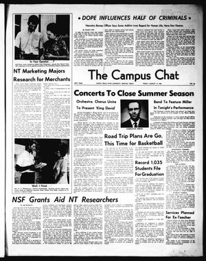 Primary view of object titled 'The Campus Chat (Denton, Tex.), Vol. 48, No. 66, Ed. 1 Friday, August 13, 1965'.