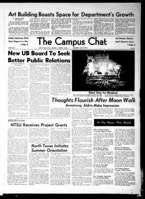 Primary view of object titled 'The Campus Chat (Denton, Tex.), Vol. 52, No. 62, Ed. 1 Thursday, July 24, 1969'.