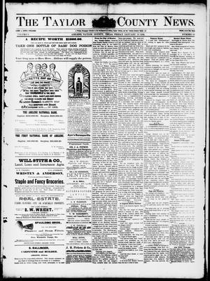 Primary view of object titled 'The Taylor County News. (Abilene, Tex.), Vol. 9, No. 48, Ed. 1 Friday, January 19, 1894'.