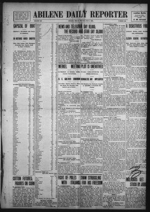 Primary view of object titled 'Abilene Daily Reporter (Abilene, Tex.), Vol. 12, No. 243, Ed. 1 Monday, May 4, 1908'.
