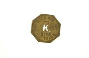 Primary view of object titled '[Freitag & Kamas Token]'.