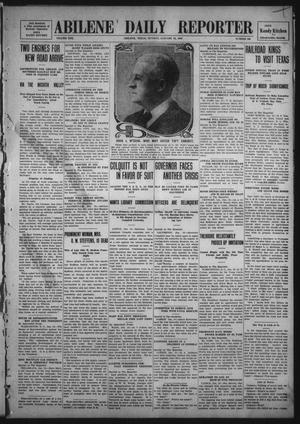 Primary view of object titled 'Abilene Daily Reporter (Abilene, Tex.), Vol. 13, No. 126, Ed. 1 Sunday, January 10, 1909'.