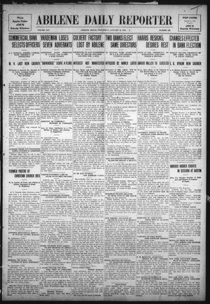 Primary view of object titled 'Abilene Daily Reporter (Abilene, Tex.), Vol. 14, No. 122, Ed. 1 Wednesday, January 12, 1910'.