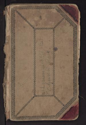 Primary view of object titled 'Union Hill Baptist Church Record Book (1890-1921)'.