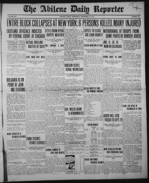 Primary view of object titled 'The Abilene Daily Reporter (Abilene, Tex.), Vol. 19, No. 173, Ed. 1 Wednesday, September 22, 1915'.