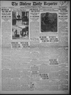 Primary view of object titled 'The Abilene Daily Reporter (Abilene, Tex.), Vol. 34, No. 312, Ed. 1 Sunday, February 12, 1922'.
