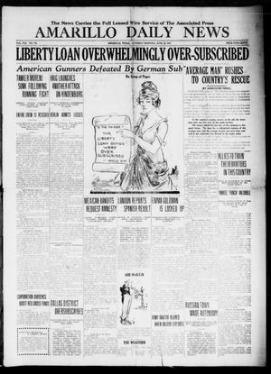 Primary view of object titled 'Amarillo Daily News (Amarillo, Tex.), Vol. 8, No. 193, Ed. 1 Saturday, June 16, 1917'.