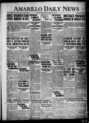 Primary view of object titled 'Amarillo Daily News (Amarillo, Tex.), Vol. 12, No. 116, Ed. 1 Saturday, May 21, 1921'.