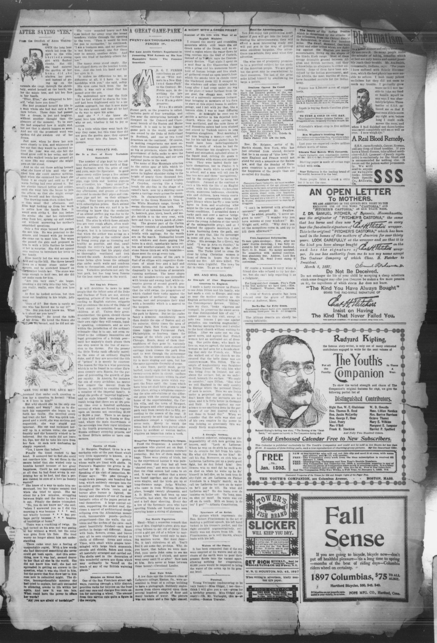 The Bryan Daily Eagle. (Bryan, Tex.), Vol. 2, No. 301, Ed. 1 Tuesday, November 16, 1897
                                                
                                                    [Sequence #]: 3 of 4
                                                