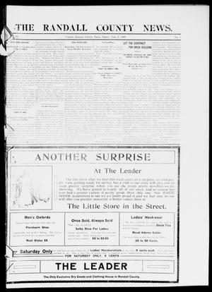 Primary view of object titled 'The Randall County News. (Canyon City, Tex.), Vol. 13, No. 1, Ed. 1 Friday, April 2, 1909'.