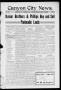 Thumbnail image of item number 1 in: 'Canyon City News. (Canyon City, Tex.), Vol. 12, No. 11, Ed. 1 Friday, June 12, 1908'.