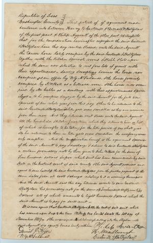 Primary view of object titled 'Washington County legal documents'.