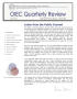 Journal/Magazine/Newsletter: OIEC Quarterly Review, Number 5, January-March 2007