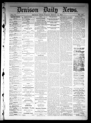 Primary view of Denison Daily News. (Denison, Tex.), Vol. 5, No. 283, Ed. 1 Tuesday, January 29, 1878