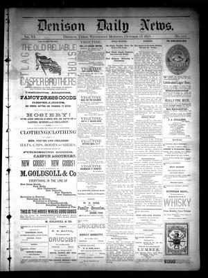 Primary view of Denison Daily News. (Denison, Tex.), Vol. 6, No. 207, Ed. 1 Wednesday, October 23, 1878