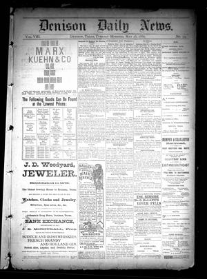 Primary view of object titled 'Denison Daily News. (Denison, Tex.), Vol. 8, No. 79, Ed. 1 Tuesday, May 25, 1880'.