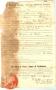 Primary view of [Petition by Alexander Simon to the District Court for naturalization, 1855]