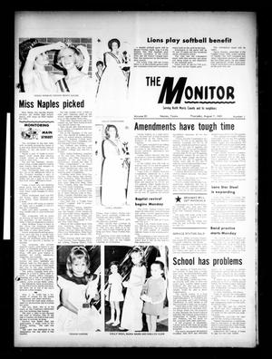 Primary view of object titled 'The Naples Monitor (Naples, Tex.), Vol. 83, No. 1, Ed. 1 Thursday, August 7, 1969'.