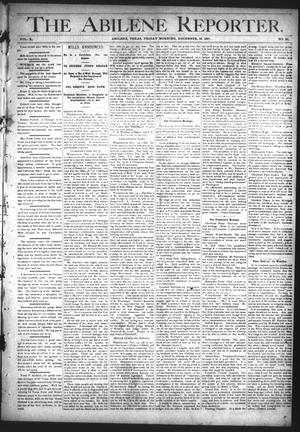 Primary view of The Abilene Reporter. (Abilene, Tex.), Vol. 10, No. 51, Ed. 1 Friday, December 18, 1891