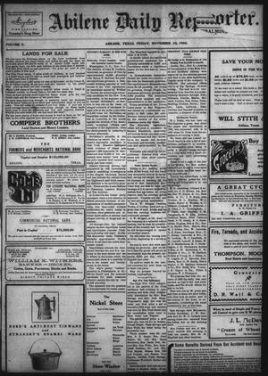 Primary view of object titled 'Abilene Daily Reporter. (Abilene, Tex.), Vol. 10, No. 119, Ed. 1 Friday, November 10, 1905'.