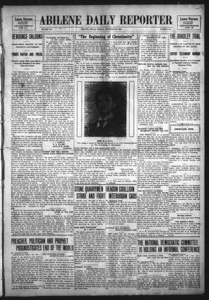 Primary view of Abilene Daily Reporter (Abilene, Tex.), Vol. 12, No. 105, Ed. 1 Friday, November 22, 1907