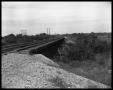 Photograph: Inspecting main railroad trestle