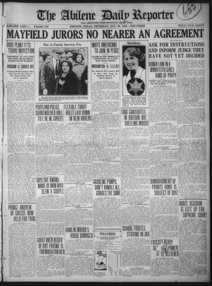 Primary view of The Abilene Daily Reporter (Abilene, Tex.), Vol. 24, No. 144, Ed. 1 Thursday, October 26, 1922