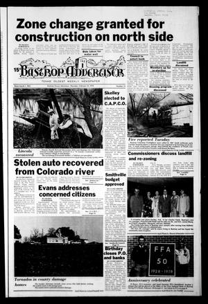 Primary view of object titled 'Bastrop Advertiser (Bastrop, Tex.), Vol. [124], No. 74, Ed. 1 Thursday, February 16, 1978'.