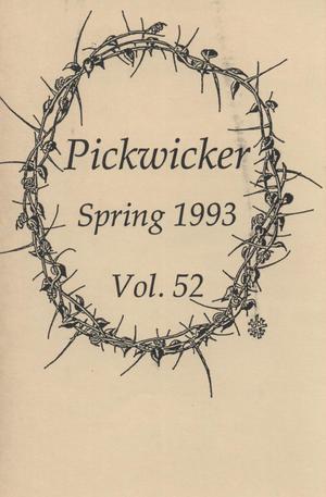 Primary view of object titled 'The Pickwicker, Volume 52, Spring 1993'.