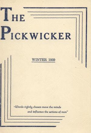 Primary view of object titled 'The Pickwicker, Volume 8, Number 1, Winter 1939'.