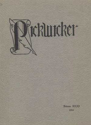 Primary view of object titled 'The Pickwicker, Volume 22, 1954'.