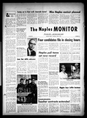 Primary view of object titled 'The Naples Monitor (Naples, Tex.), Vol. 78, No. 29, Ed. 1 Thursday, February 6, 1964'.