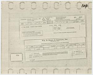 Primary view of object titled '[Paychecks for Lee Harvey Oswald]'.