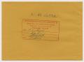 Physical Object: [Kirk's Letter Envelope]