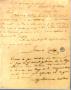 Primary view of [Letter from Zavala to Prest/Cabinet] April 20th 1836