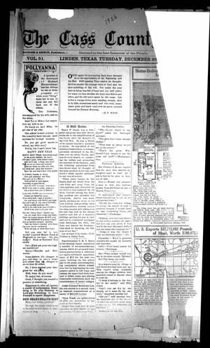 Primary view of object titled 'The Cass County Sun (Linden, Tex.), Vol. 51, No. 52, Ed. 1 Tuesday, December 28, 1926'.
