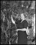 Photograph: Mrs. Etta Roper and Almond Tree