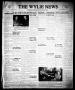 Newspaper: The Wylie News (Wylie, Tex.), Vol. 2, No. 42, Ed. 1 Thursday, January…