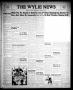 Newspaper: The Wylie News (Wylie, Tex.), Vol. 2, No. 37, Ed. 1 Thursday, Novembe…