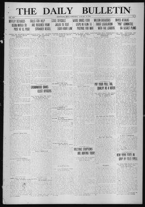Primary view of object titled 'The Daily Bulletin (Brownwood, Tex.), Vol. 13, No. 64, Ed. 1 Wednesday, January 14, 1914'.