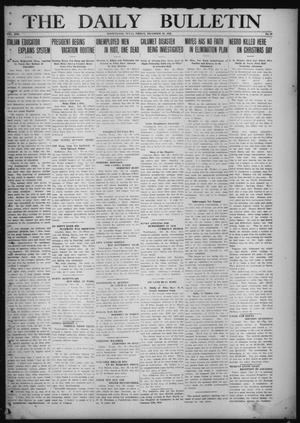 Primary view of object titled 'The Daily Bulletin (Brownwood, Tex.), Vol. 13, No. 48, Ed. 1 Friday, December 26, 1913'.