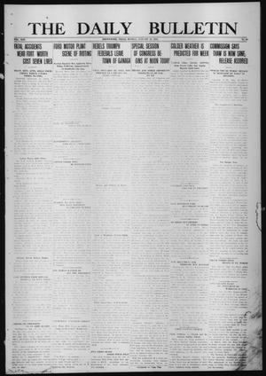 Primary view of object titled 'The Daily Bulletin (Brownwood, Tex.), Vol. 13, No. 62, Ed. 1 Monday, January 12, 1914'.