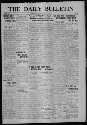 Primary view of object titled 'The Daily Bulletin (Brownwood, Tex.), Vol. 15, No. 277, Ed. 1 Tuesday, September 5, 1916'.