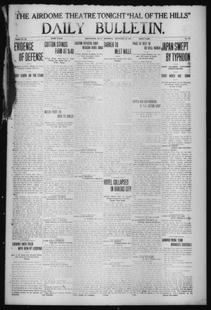 Primary view of object titled 'Daily Bulletin. (Brownwood, Tex.), Vol. 12, No. 288, Ed. 1 Thursday, September 26, 1912'.