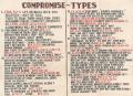 Primary view of Compromise--Types