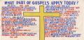 Artwork: What Part of Gospels Apply Today